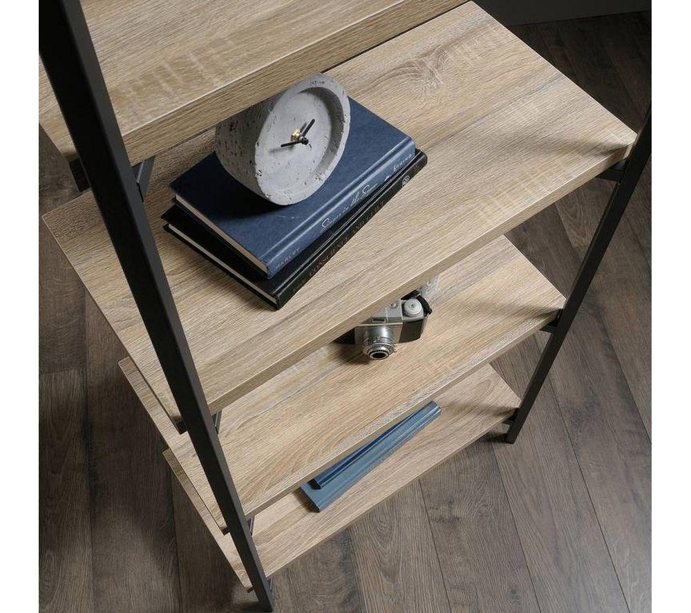 TEKNIK Industrial Chunky Bookcase - Black & Charter Oak image number 3 of 6