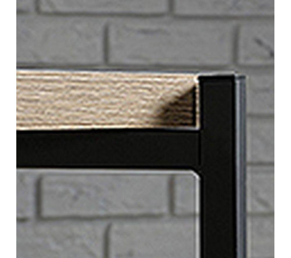 TEKNIK Industrial Chunky Bookcase - Black & Charter Oak image number 6 of 6