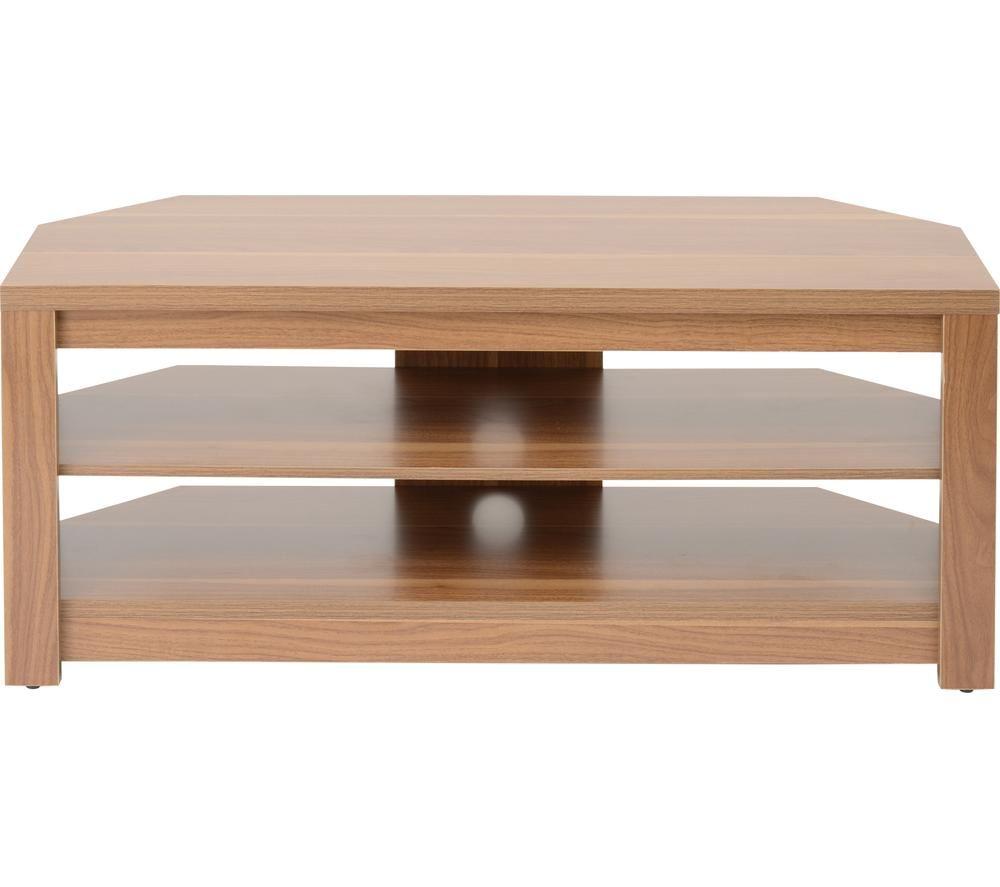 Ttap Memphis 1200 Mem-1200-Wal 1200 Mm Tv Stand For Up To 65" Tvs  Light Walnut, Brown