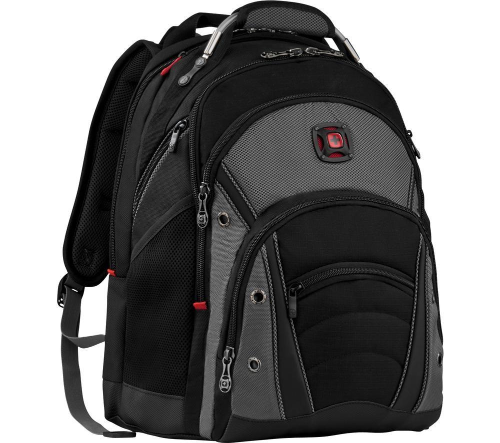 WENGER Swissgear Synergy 16 Laptop Backpack - Grey, Black