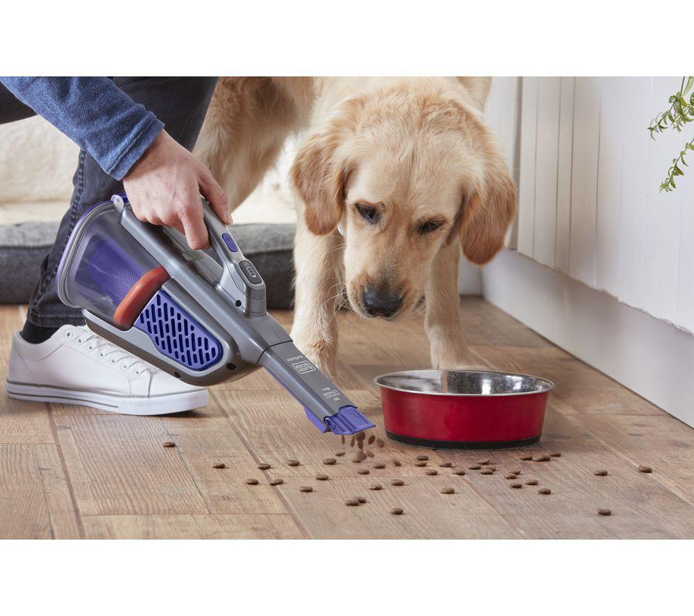 BLACK + DECKER Dustbuster BHHV520BFP-GB Handheld Vacuum Cleaner - Purple & Grey image number 5 of 14