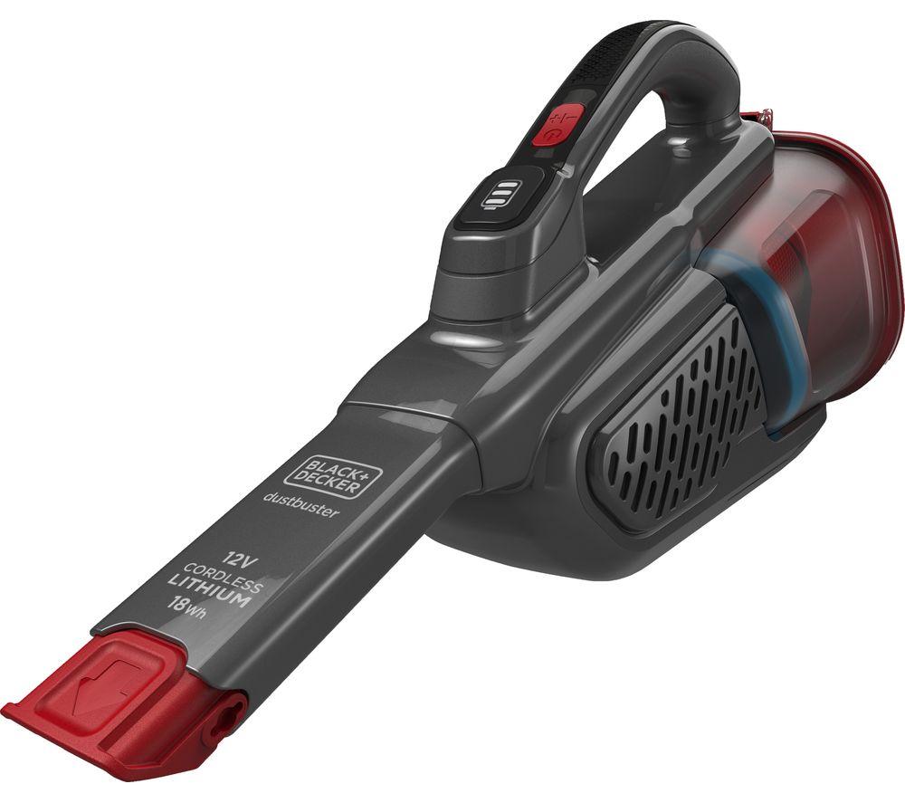 BLACK  DECKER Dustbuster BHHV315J-GB Handheld Vacuum Cleaner - Red & Grey