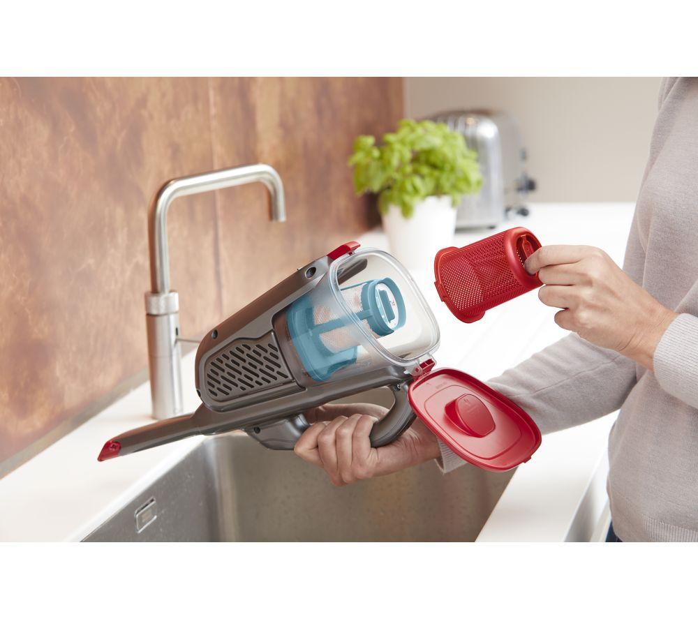 BLACK + DECKER Dustbuster BHHV315J-GB Handheld Vacuum Cleaner - Red & Grey image number 2 of 6