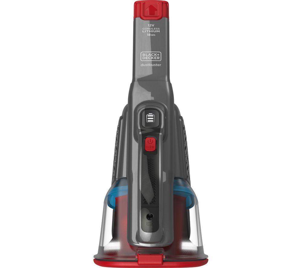 BLACK + DECKER Dustbuster BHHV315J-GB Handheld Vacuum Cleaner - Red & Grey image number 4 of 6