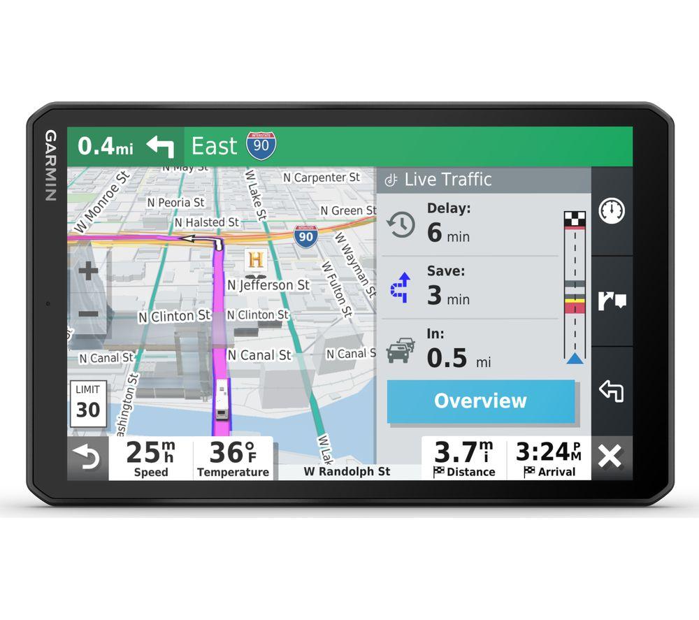 Garmin Camper 890MT-S Advanced Camper Sat Nav with 8 Inch Touch Display, Traffic and Voice-Activated Navigation