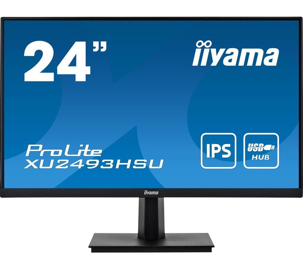Image of IIYAMA ProLite XU2493HSU-B1 24" Full HD LCD IPS Monitor, Black