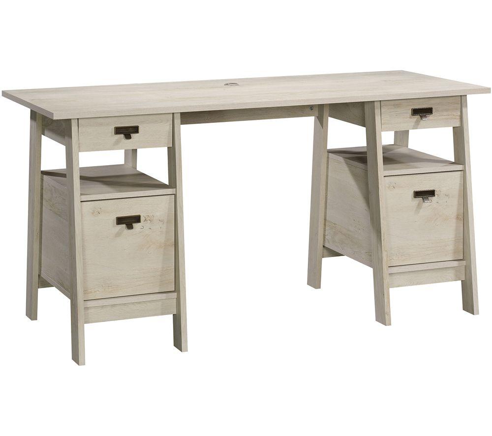 Executive desk store chalked chestnut