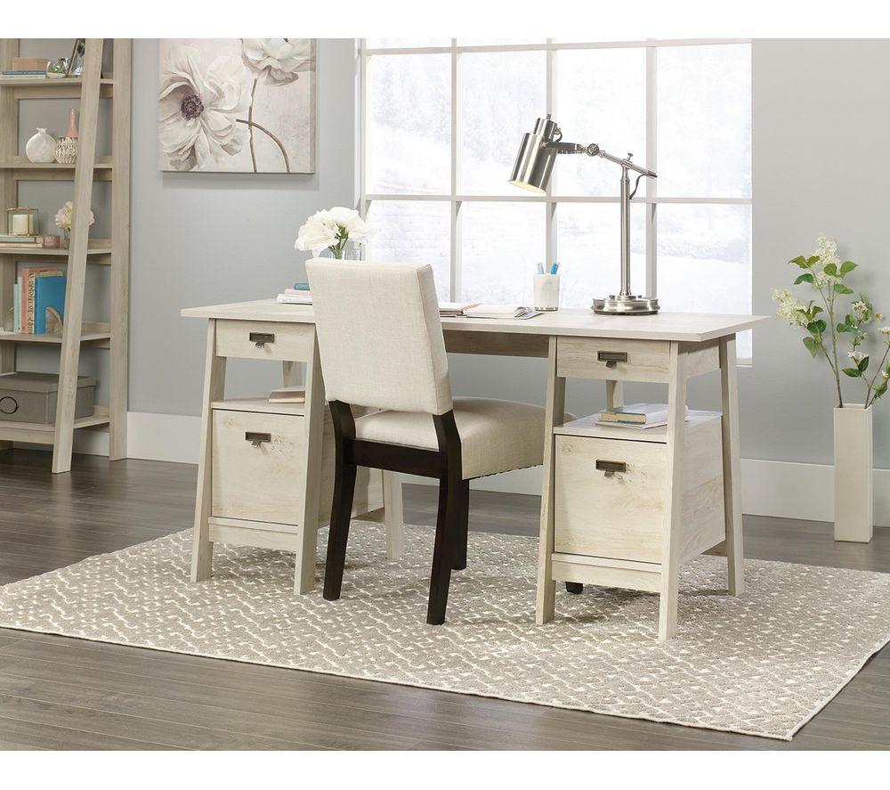 TEKNIK Executive Trestle Desk - Chalked Chestnut image number 2 of 5
