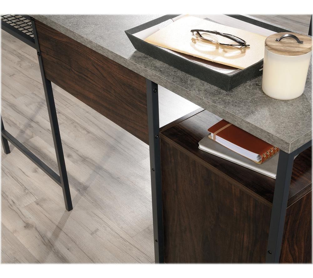 TEKNIK Market L-shaped Desk - Rich Walnut