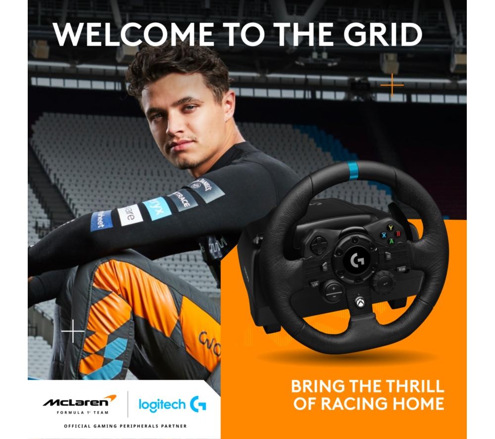 Buy LOGITECH G923 Racing Wheel Pedals Xbox PC, Black Currys