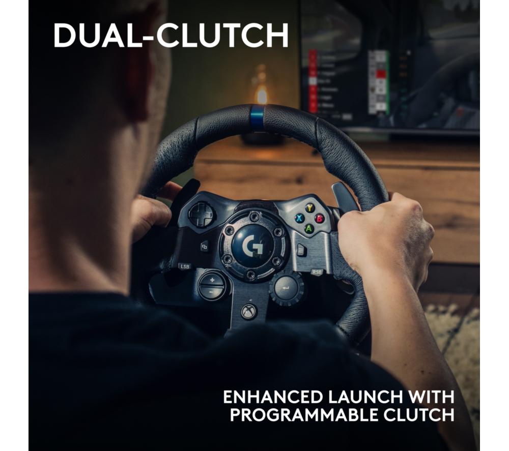 LOGITECH G923 Racing Wheel & Pedals - Xbox & PC, Black image number 5 of 10