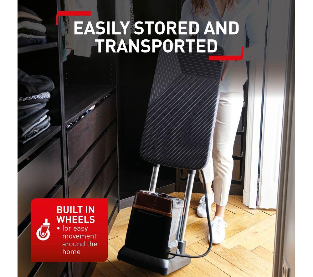 TEFAL IXEO Power QT2020 All-in-One Iron & Clothes Steamer - Black & Copper image number 2 of 8