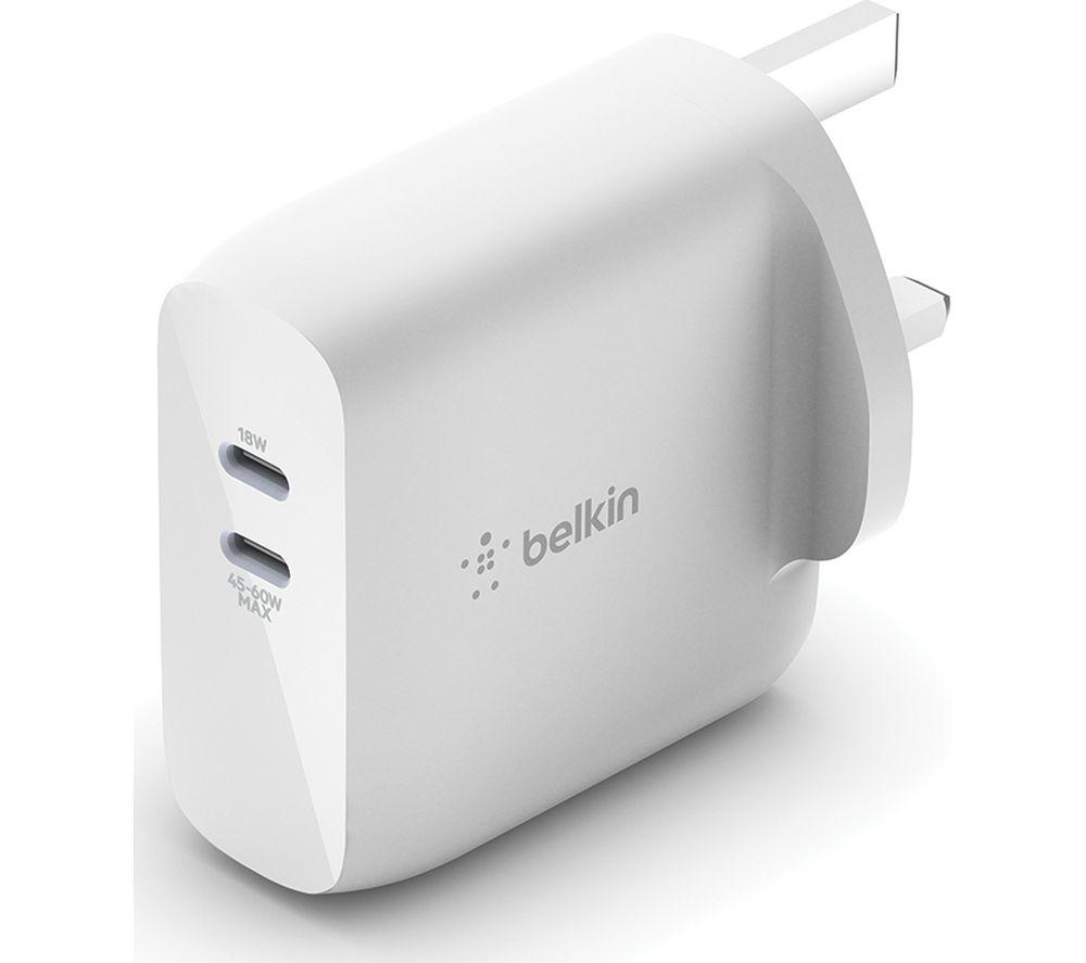 Image of BELKIN 63 W Dual USB-C Wall Charger