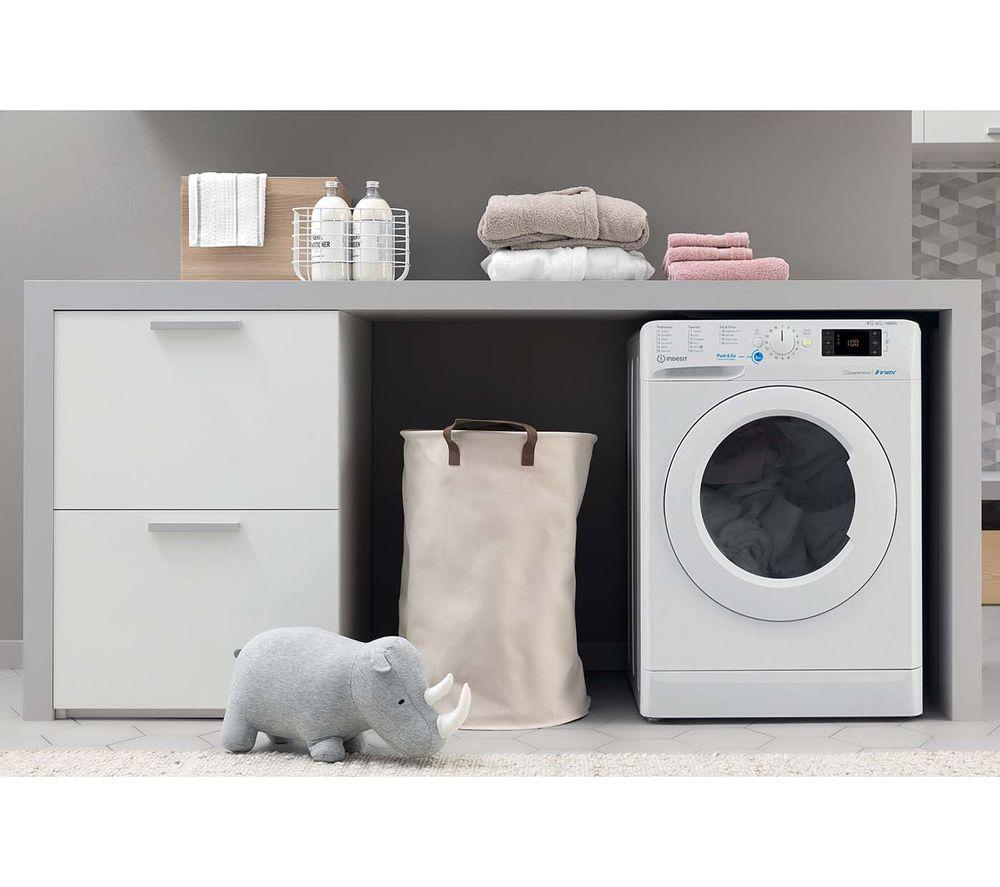 INDESIT Innex BDE1071682XWUKN 10 kg Washer Dryer &ndash; White image number 8 of 13