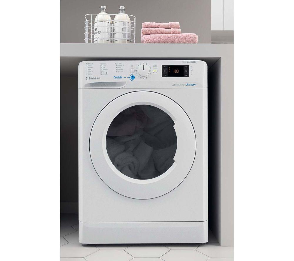 INDESIT Innex BDE1071682XWUKN 10 kg Washer Dryer &ndash; White image number 9 of 13