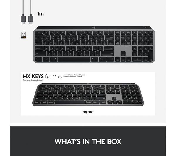 Sagging Industrialize College Buy LOGITECH MX Keys for Mac Wireless Keyboard | Currys