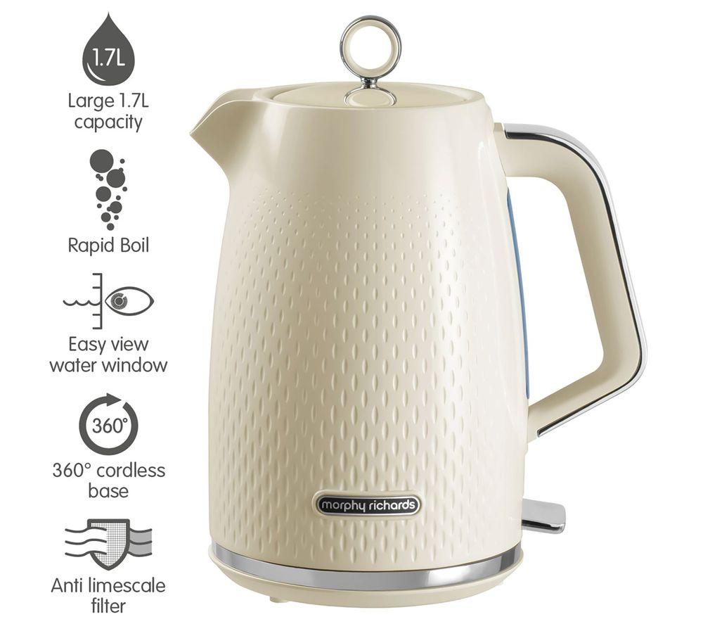 MORPHY RICHARDS Verve 103011 Jug Kettle - Cream image number 2 of 5