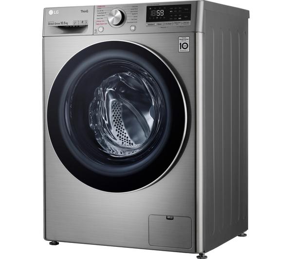 LG TurboWash with AI DD V7 F4V710STSE WiFi-enabled 10.5 kg 1400 Spin Washing Machine - Graphite image number 7
