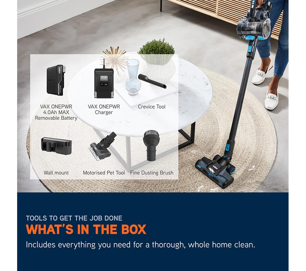 VAX Blade 4 Pet CLSV-B4KP Cordless Vacuum Cleaner &ndash; Graphite & Blue image number 10 of 10