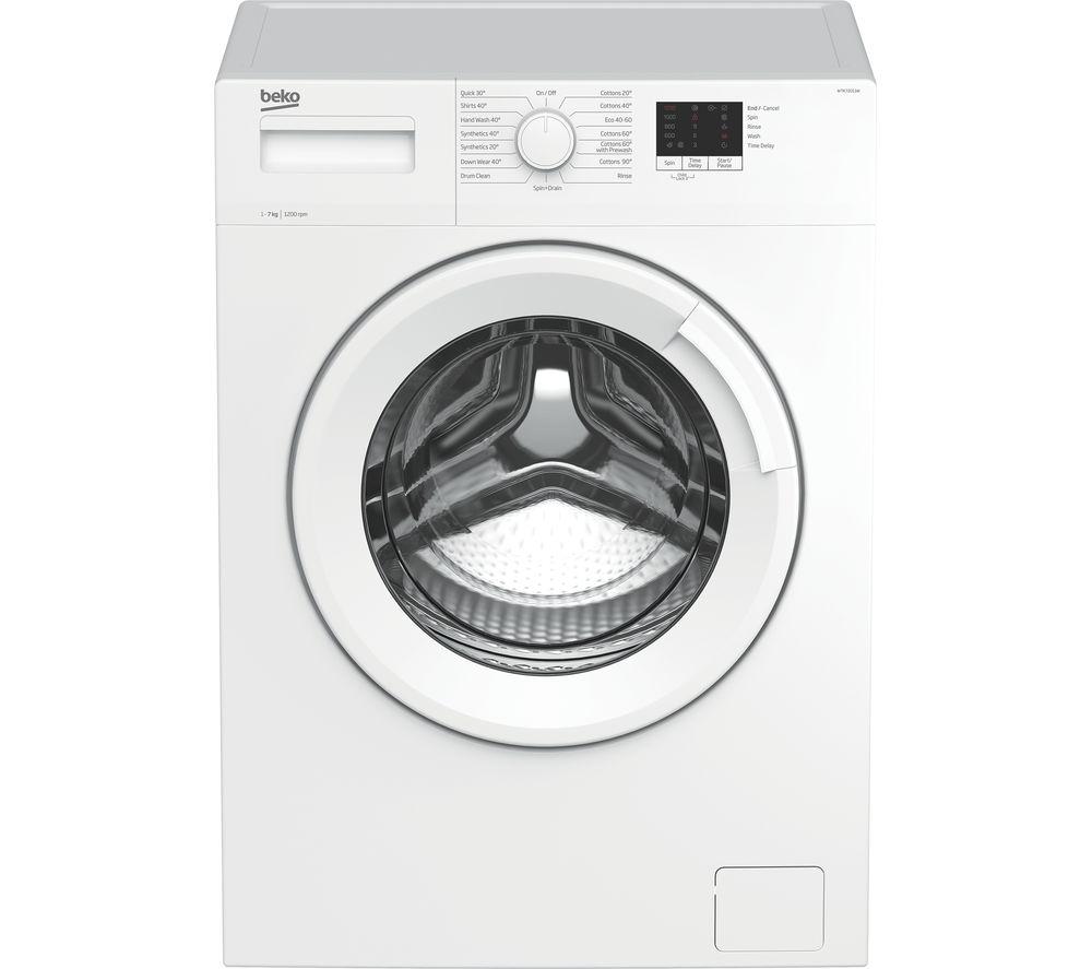 BEKO WTK72011W 7 kg 1200 Spin Washing Machine - White White