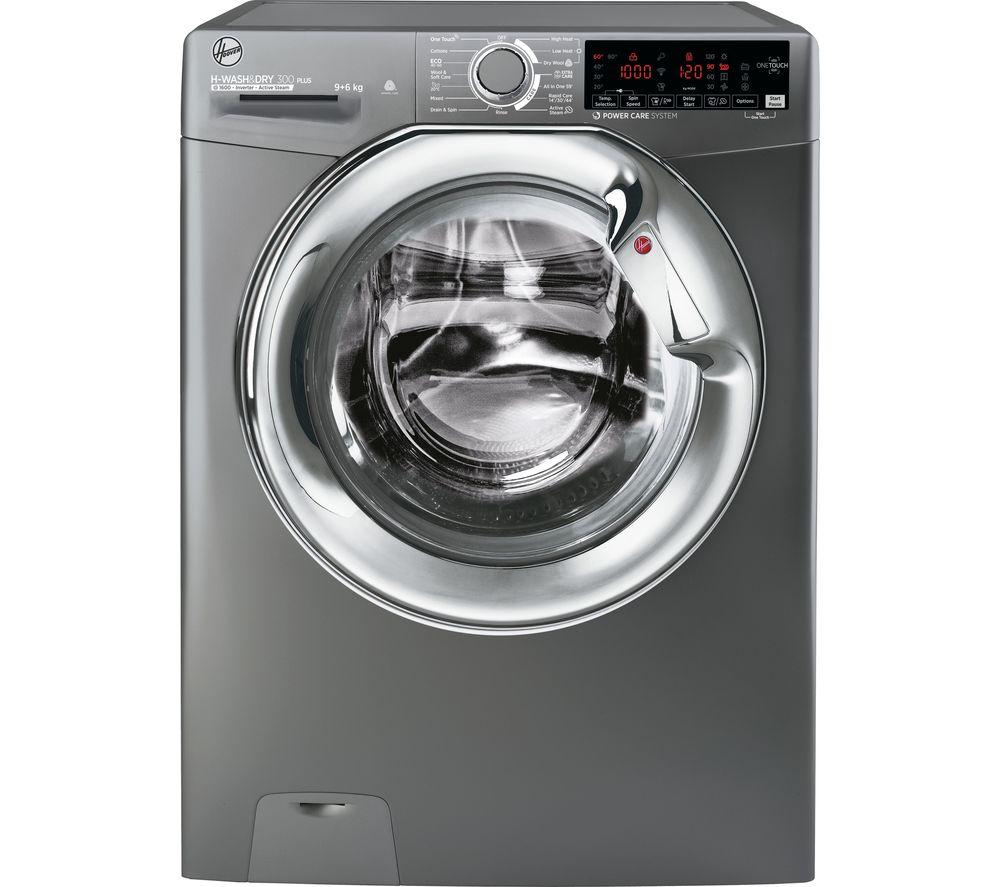 HOOVER H-Wash 300 H3DS696TAMCGE NFC 9 kg Washer Dryer - Graphite