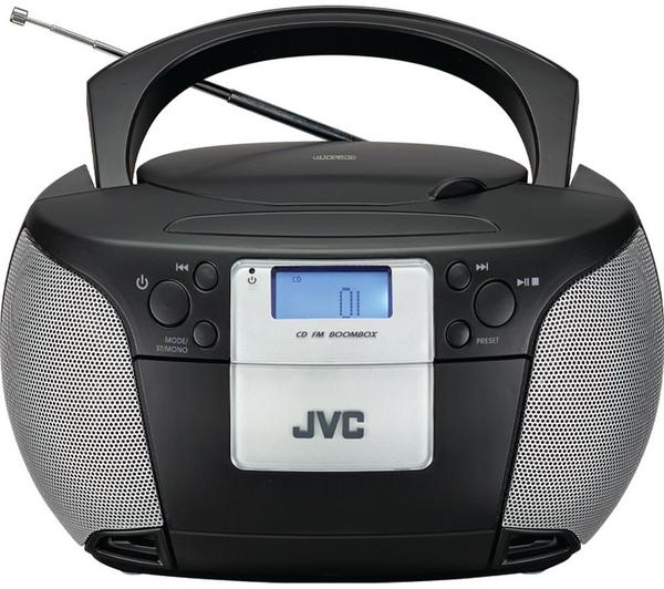 Buy JVC RD-D220B FM Boombox - Black | Currys