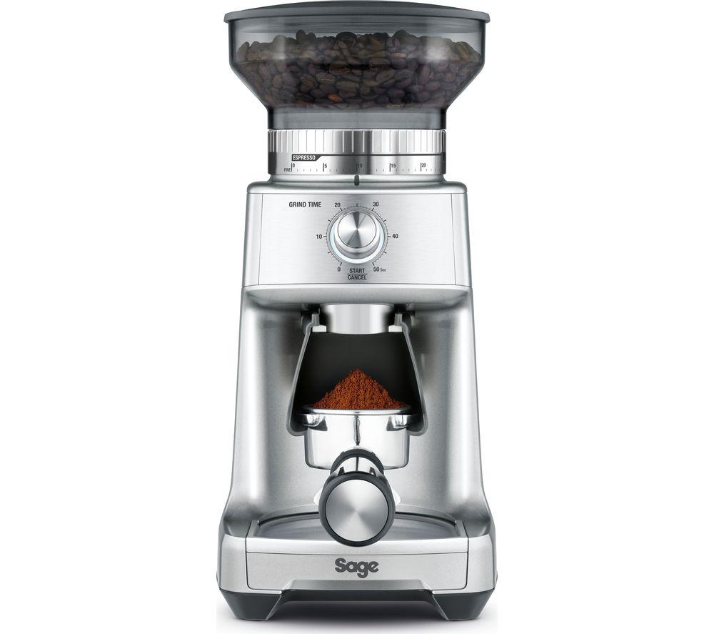 SAGE BCG600SIL the Dose Control Pro Coffee Grinder - Silver, Silver/Grey