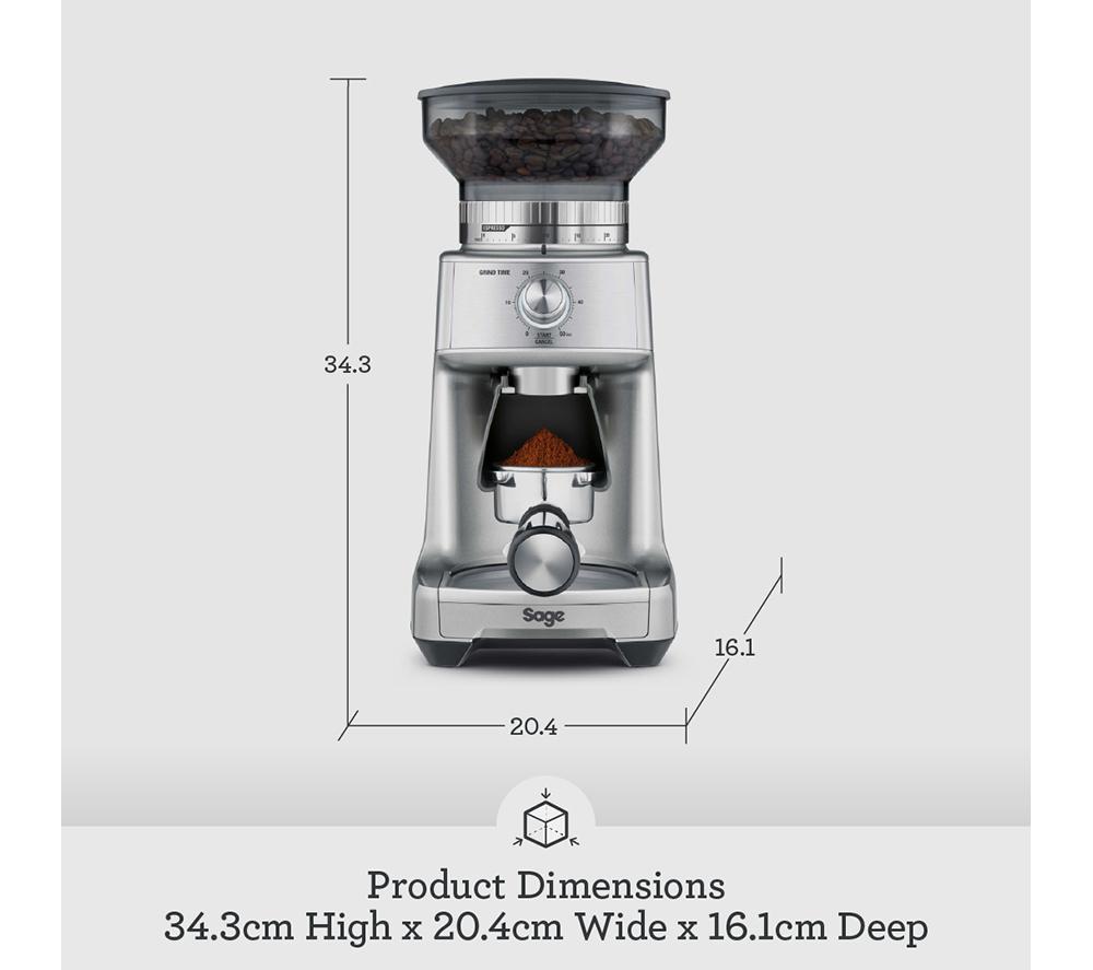 Buy SAGE BCG600SIL the Dose Control Pro Coffee Grinder Silver