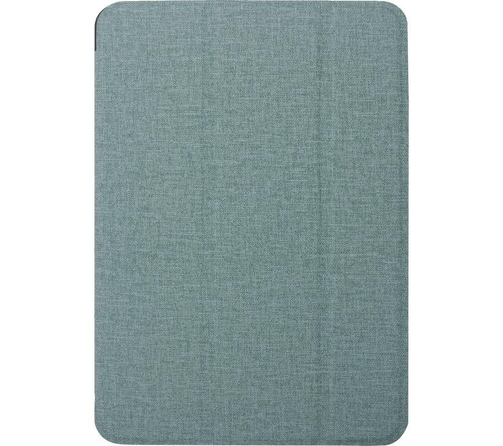 XQISIT 10.2 iPad Fabric Coated Cover - Teal, Green,Silver/Grey