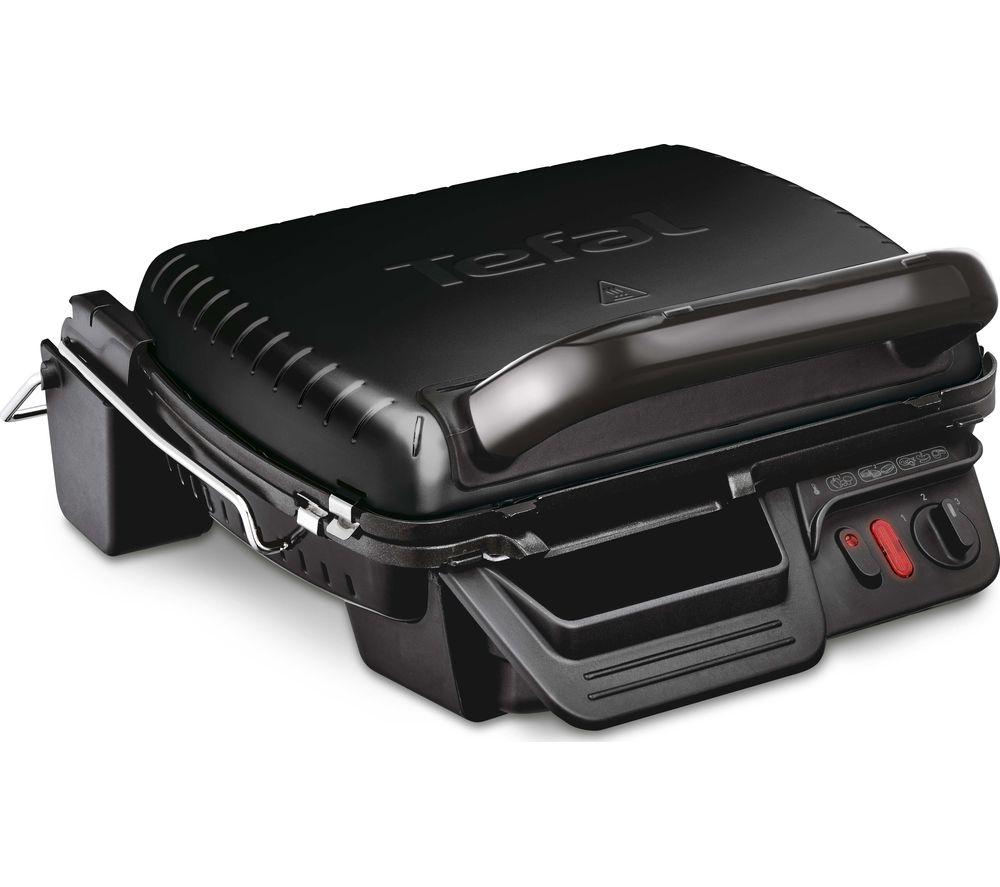 TEFAL Ultracompact 3-in-1 GC308840 Health Grill - Black, Black