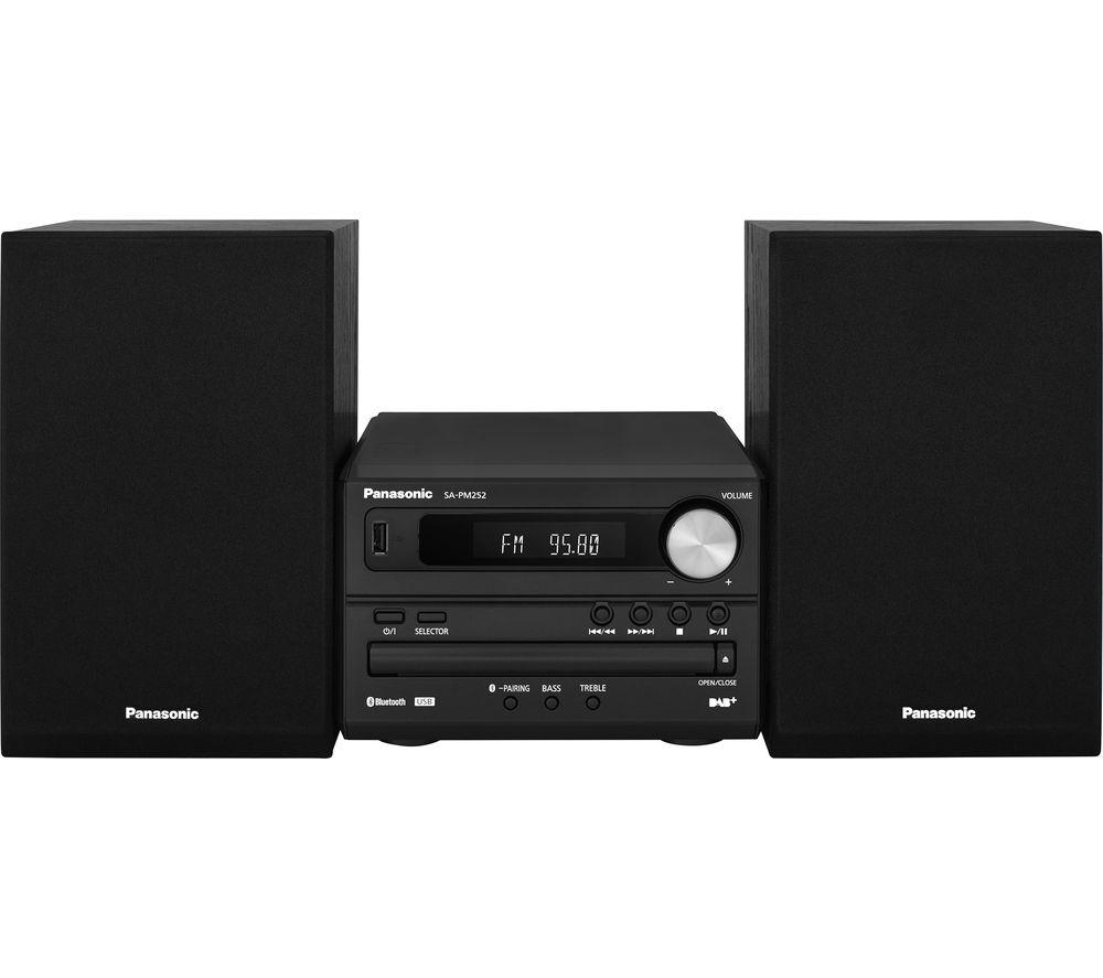 Buy PANASONIC SC-PM252EB-K Bluetooth Micro Hi-Fi System - Black