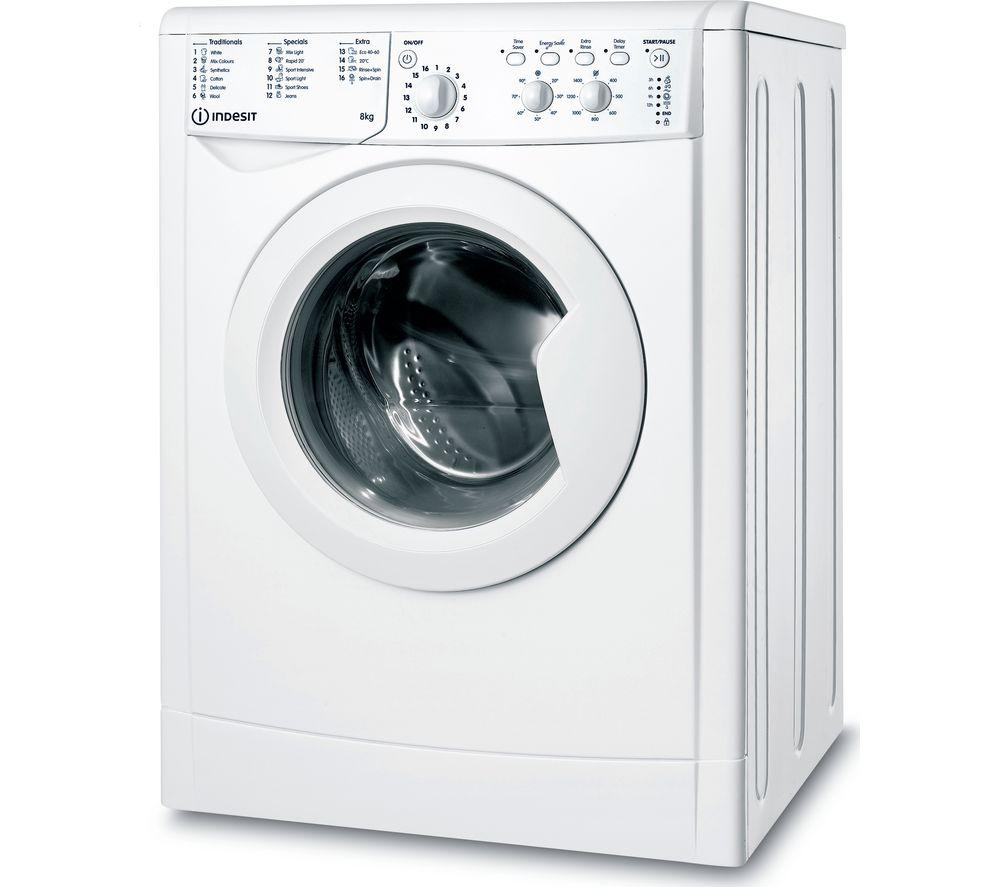 INDESIT IWC 81483 W UK N 8 kg 1400 Spin Washing Machine - White White