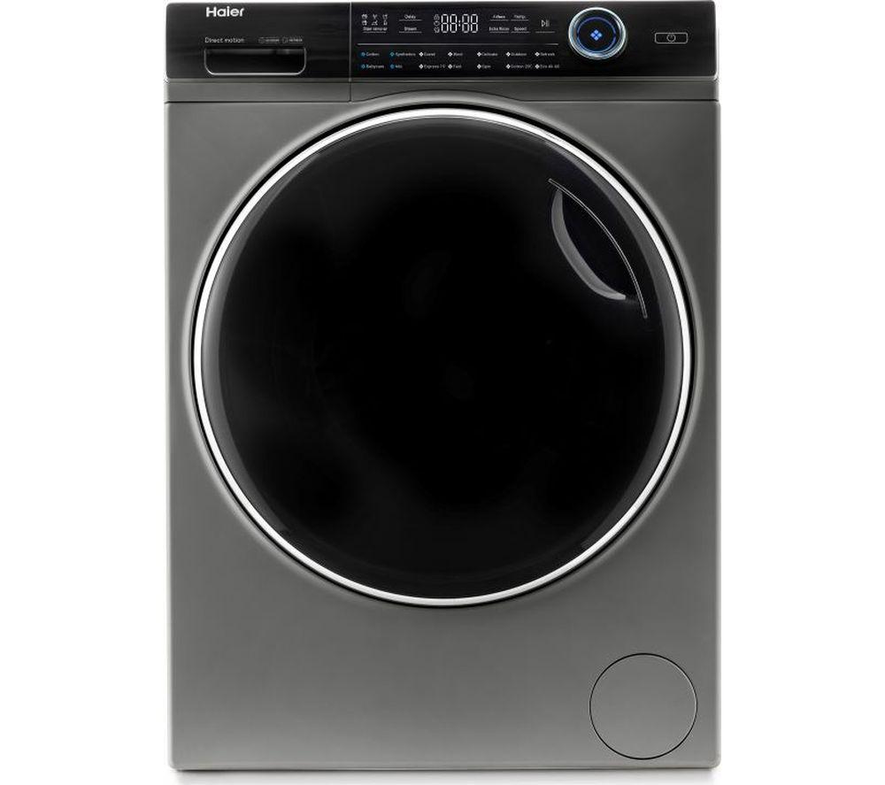 HAIER I-Pro Series 7 HW80-B14979S 8 kg 1400 Spin Washing Machine - Graphite, Silver/Grey