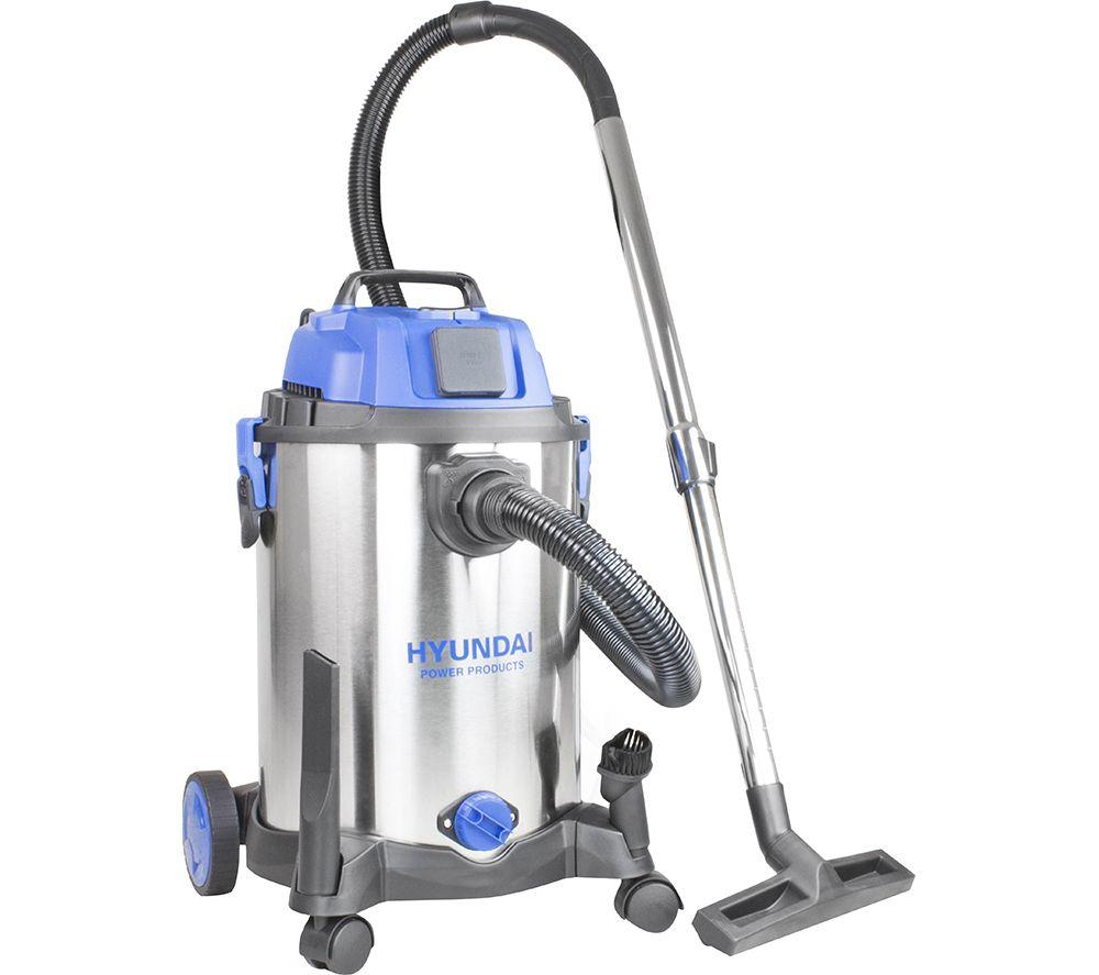Buy HYUNDAI HYVI3014 Cylinder Wet & Dry Vacuum Cleaner Silver & Blue