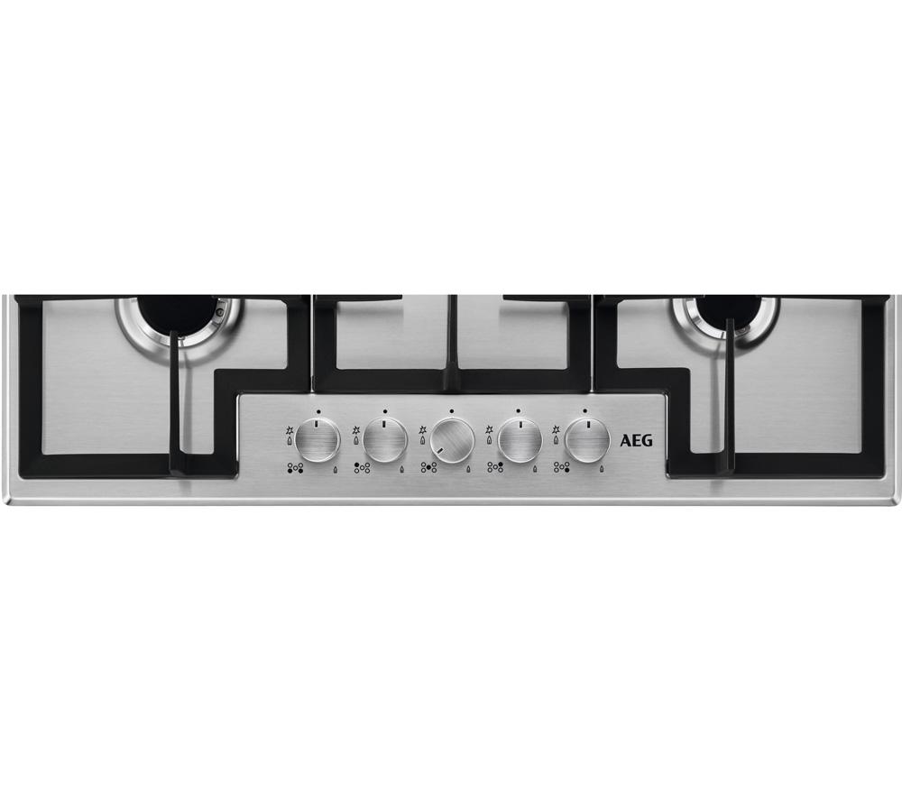 AEG HGB75400SM 75 cm Gas Hob - Stainless Steel image number 2 of 10