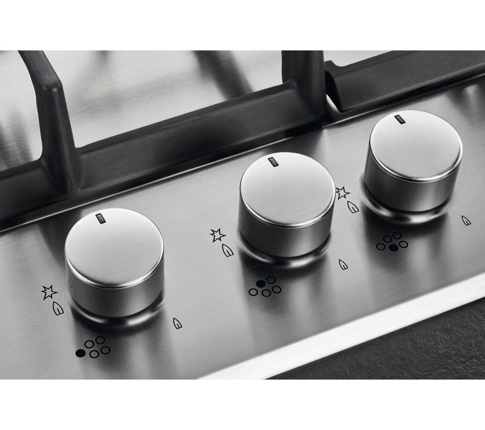 AEG HGB75400SM 75 cm Gas Hob - Stainless Steel image number 3 of 10