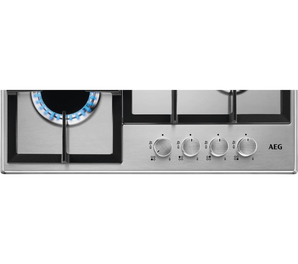 AEG HGB64200SM 60 cm Gas Hob - Stainless Steel image number 2 of 8