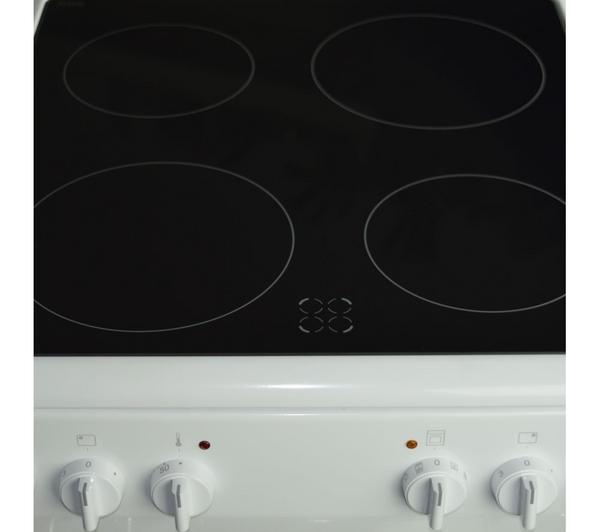 AMICA AFC1530WH 50 cm Electric Ceramic Cooker - White image number 2