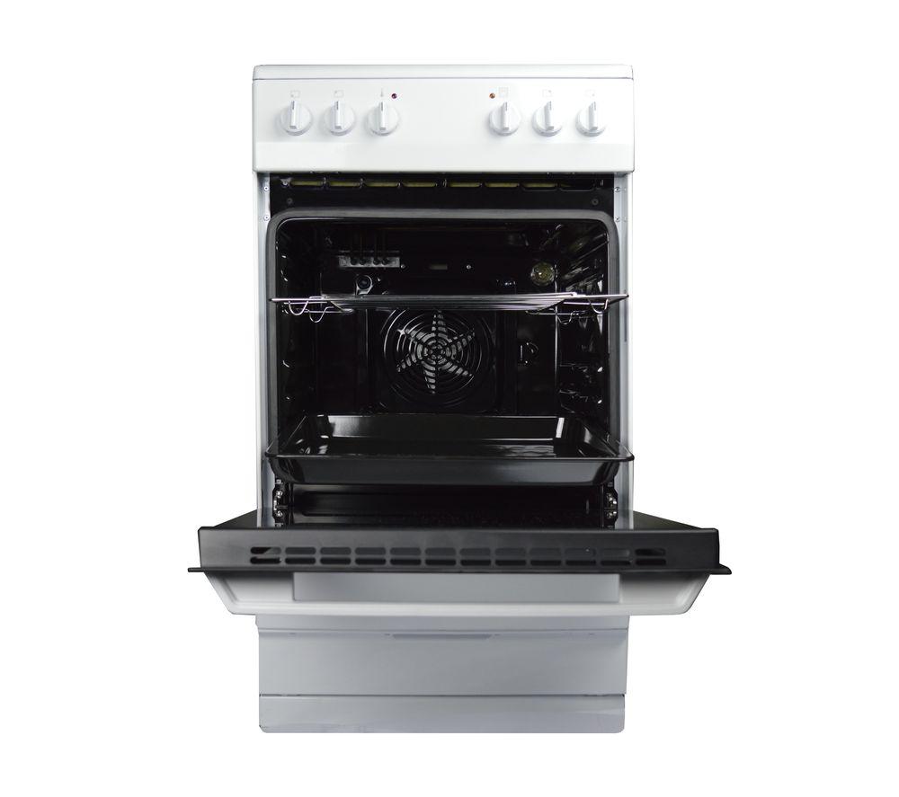 AMICA AFC1530WH 50 cm Electric Ceramic Cooker - White image number 6 of 13