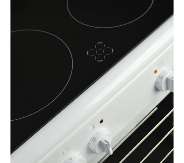 AMICA AFC1530WH 50 cm Electric Ceramic Cooker - White image number 6