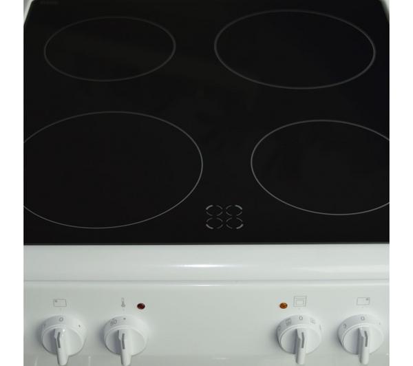 AMICA AFC1530WH 50 cm Electric Ceramic Cooker - White image number 7