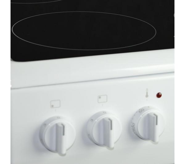 AMICA AFC1530WH 50 cm Electric Ceramic Cooker - White image number 9