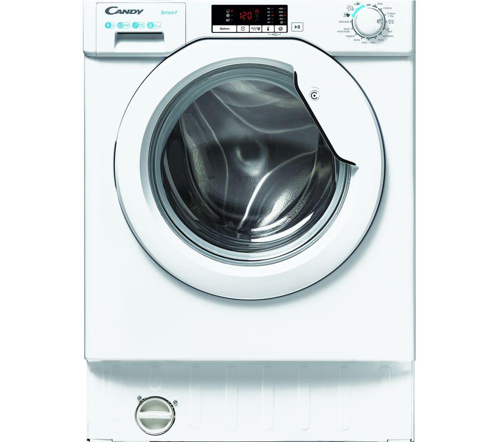 CANDY CBW 49D2E Integrated 9 kg 1400 Spin Washing Machine, White