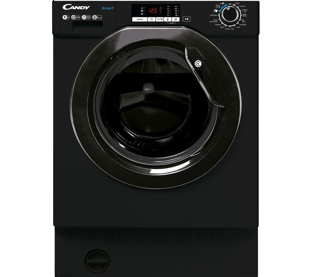 CANDY CBW49D2BBE Integrated 9 kg 1400 Spin Washing Machine - Black