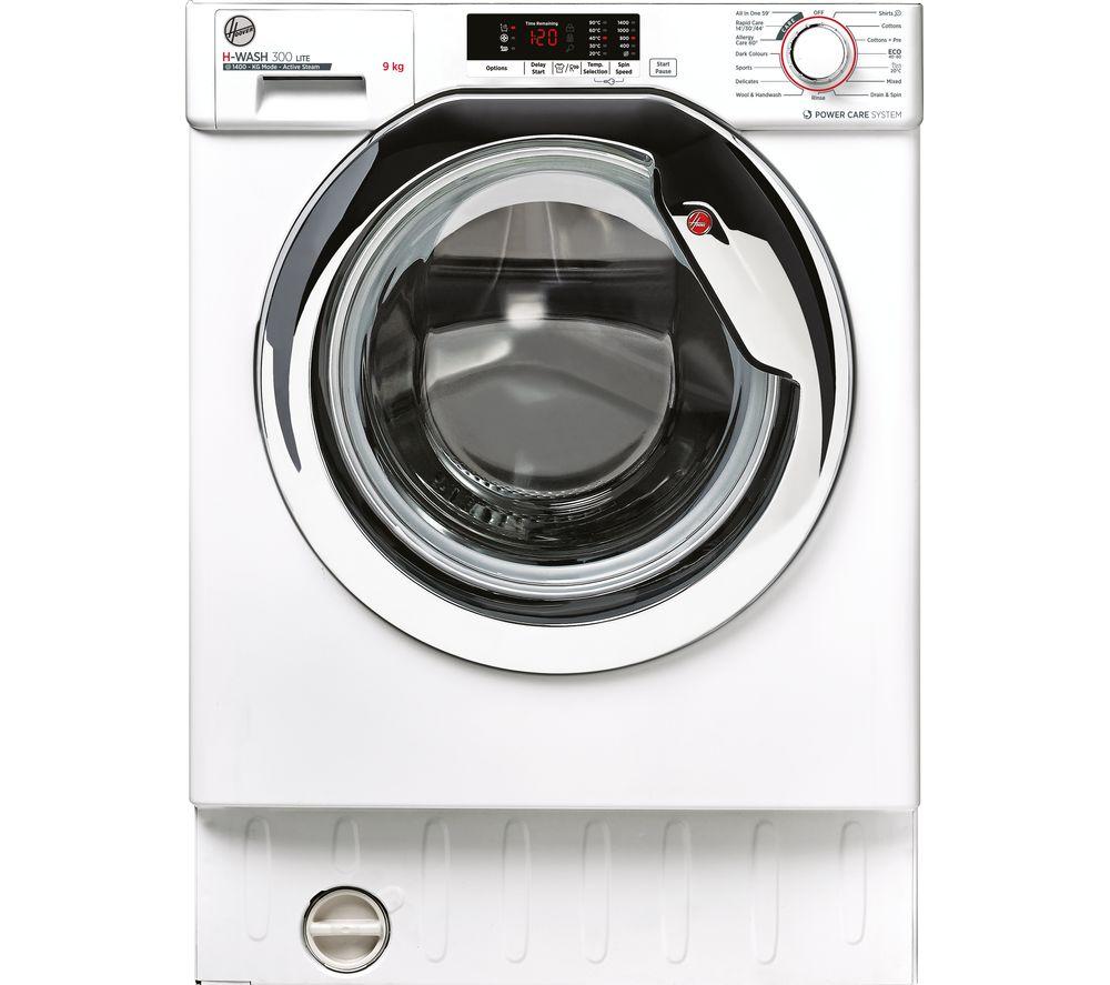 HOOVER H-Wash 300 HBWS 49D2ACE Integrated 9 kg 1400 Spin Washing Machine, White