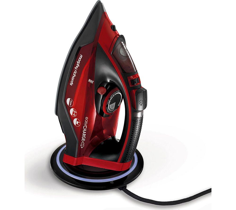 Easy charge outlet cordless iron