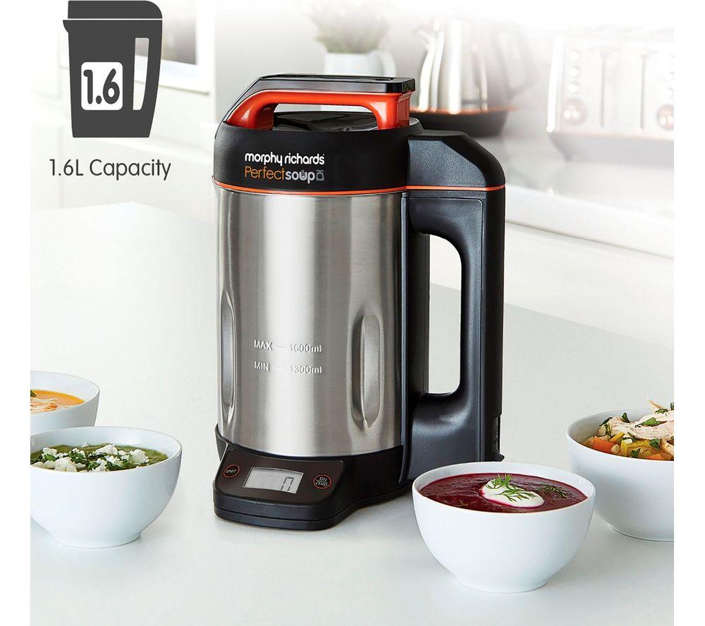 Buy MORPHY RICHARDS Perfect Soup 501025 Soup Maker Black & Silver
