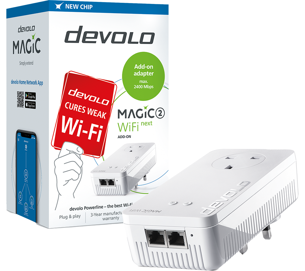 DEVOLO Magic 2 WiFi Next Powerline Adapter Add-On image number 3 of 9