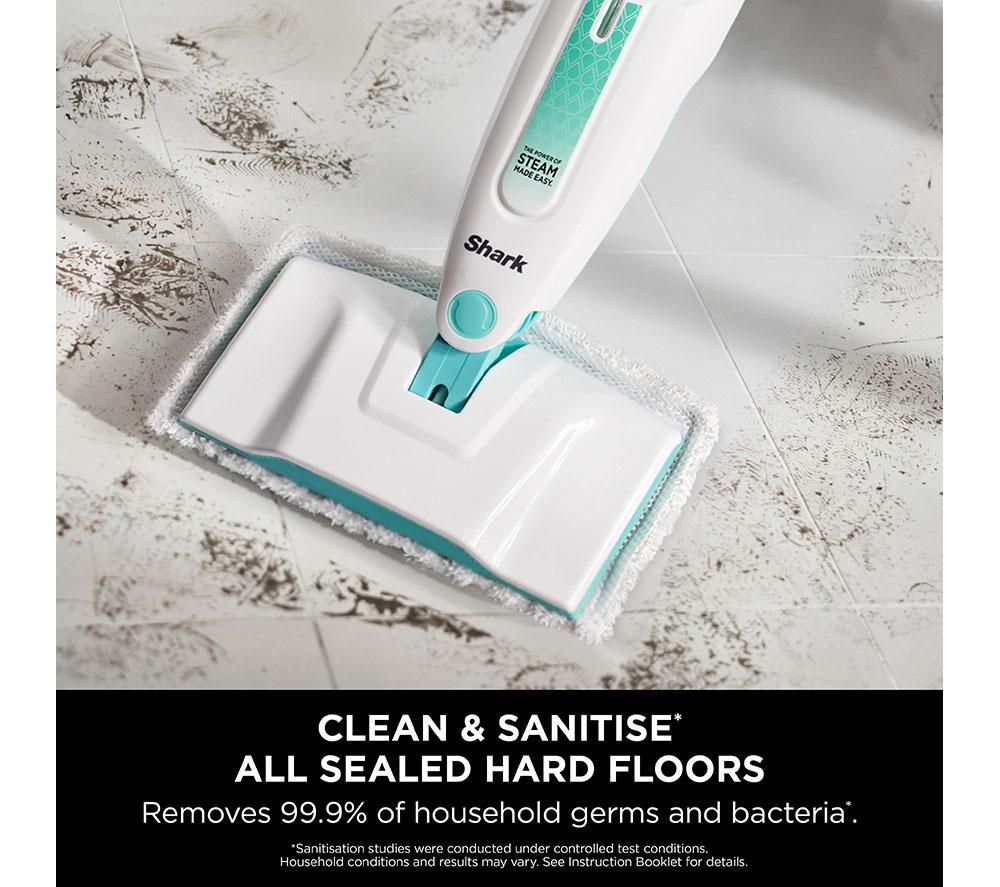SHARK S1000UK Pro Steam Mop - White & Mint image number 2 of 7