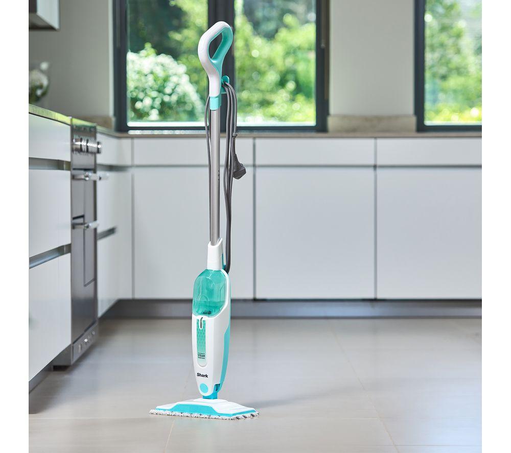 SHARK S1000UK Pro Steam Mop - White & Mint image number 7 of 7